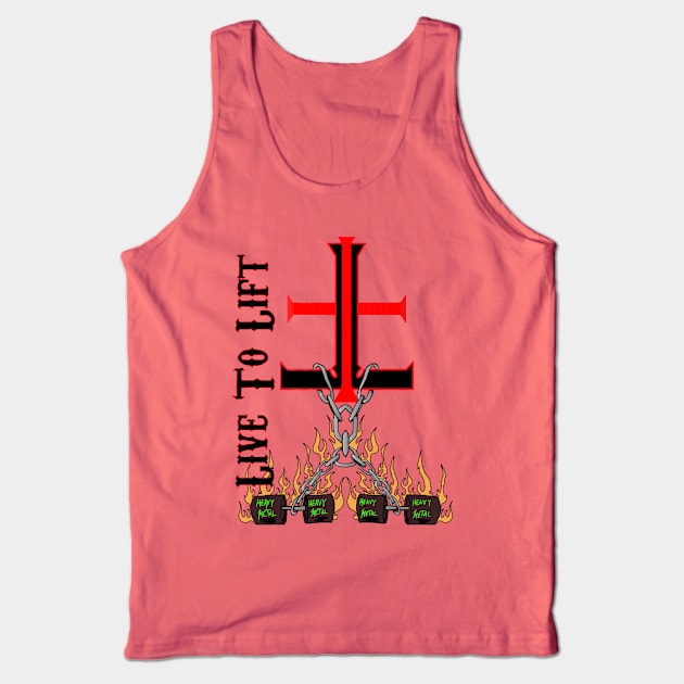 HEAVY METAL Tank Top by Live To Lift